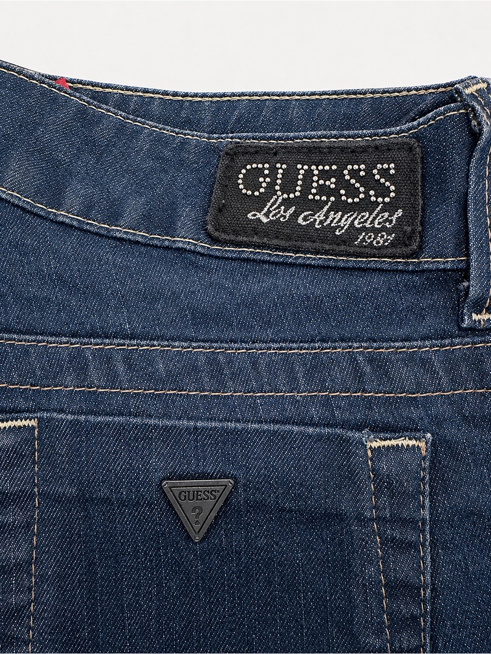 GUESS Jeans Women’s Cropped Bootcut Denim Dark Wash Stretch Size 28 NWOT